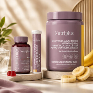 Set Nutriplus pentru slabit aroma Banane