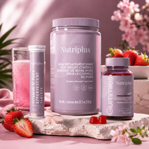 Set Nutriplus pentru slabit aroma Capsuni