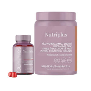 Set ingrasare Nutriplus Ciocolata + ACV Gummies