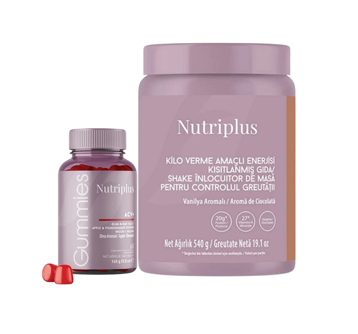 Set ingrasare Nutriplus Ciocolata + ACV Gummies