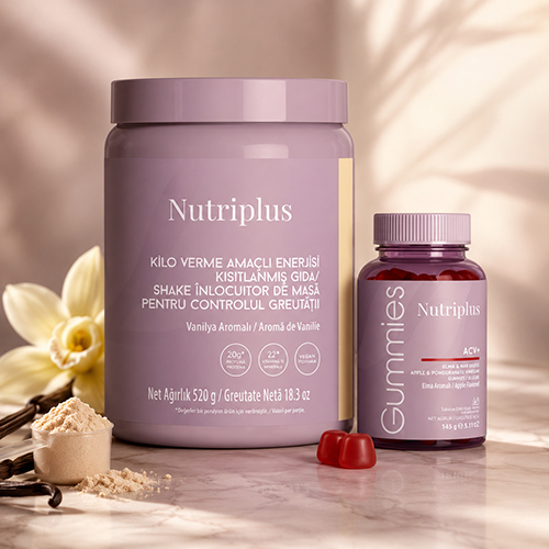 ingrasare Nutriplus Vanilie + ACV Gummies